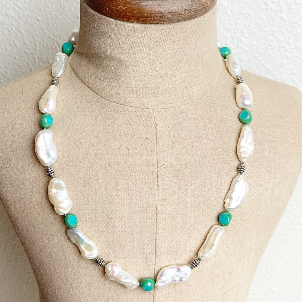 Hand Knotted Freshwater Pearl Necklace